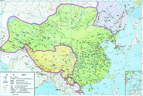 唐朝时期的疆域版图范围