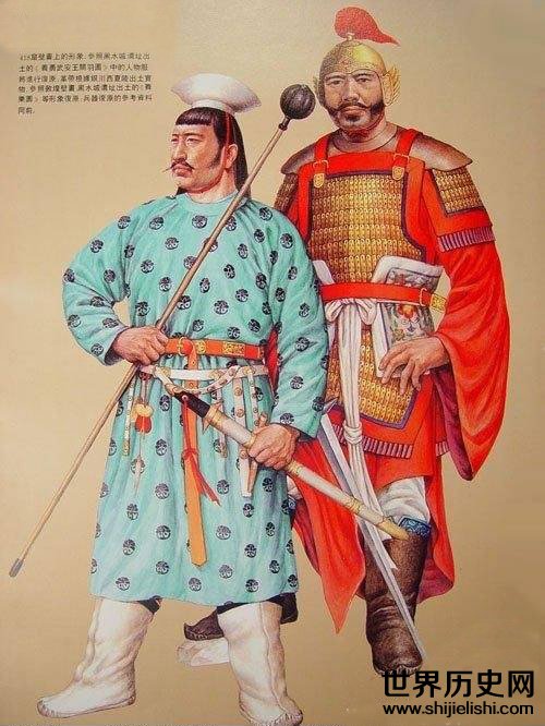 中国古代历代武士军服样式风格大全-世界历史网